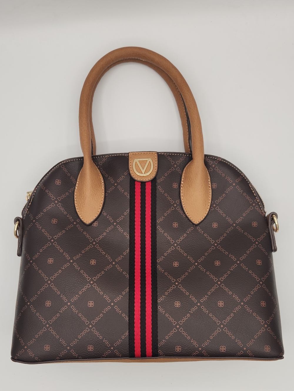 Dolce Vita Dome Crossbody Satchel With Adjustable Detachable Strap